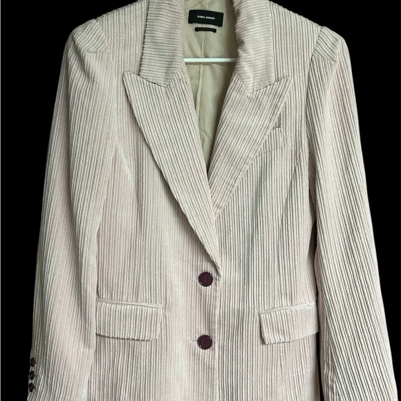 Pink Corduroy Blazer - Picture 4 of 15